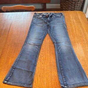 American Eagle Outfitters Blue Flare Jeans